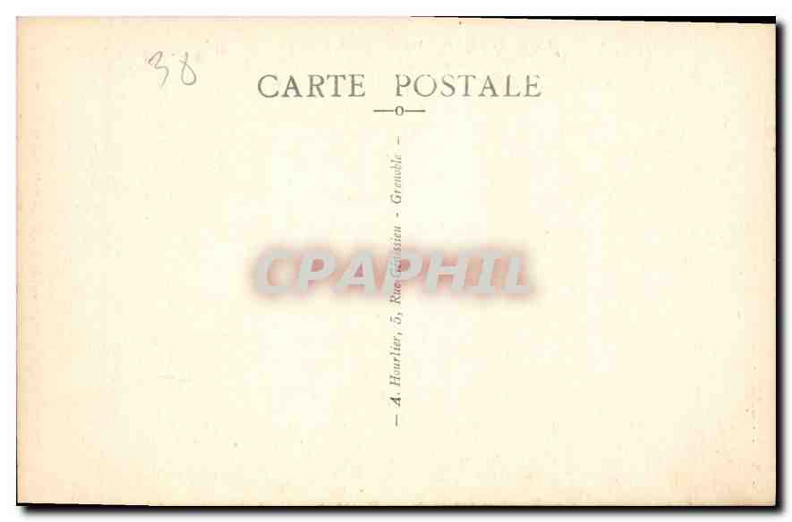 De Grenoble au Villard-de-Lans par St-Nizier, les trois Pucelles — Éditeur : A. Haurlier, Grenoble — Verso