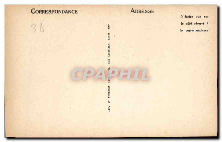 CPA Le Dauphine Pittoresque Ligne de Grenoble a Gap le Mont Aiguille  — Verso