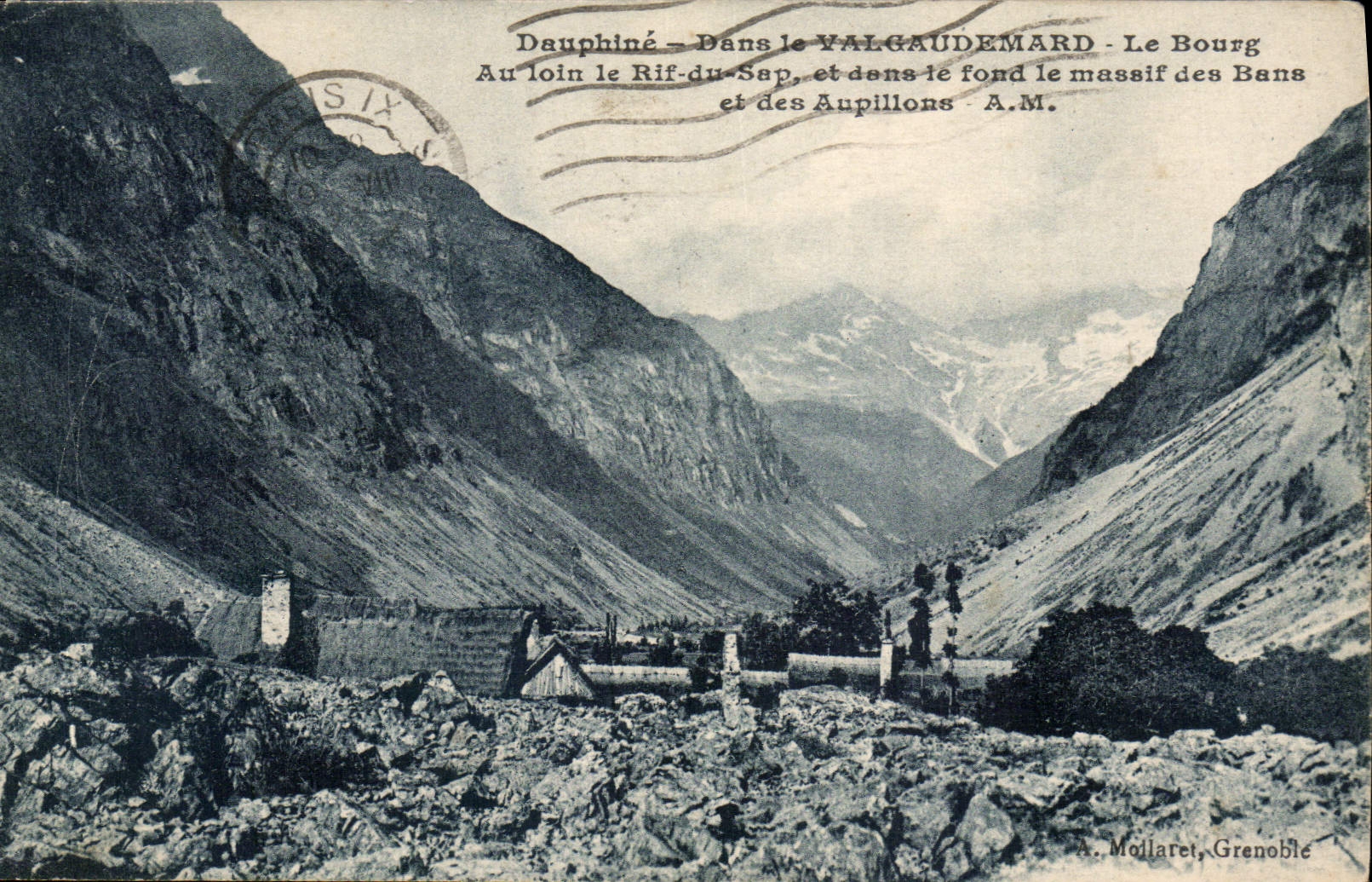 Dauphiné - Dans le Valgaudemard - Le Bourg — A. Moillaret, Grenoble
