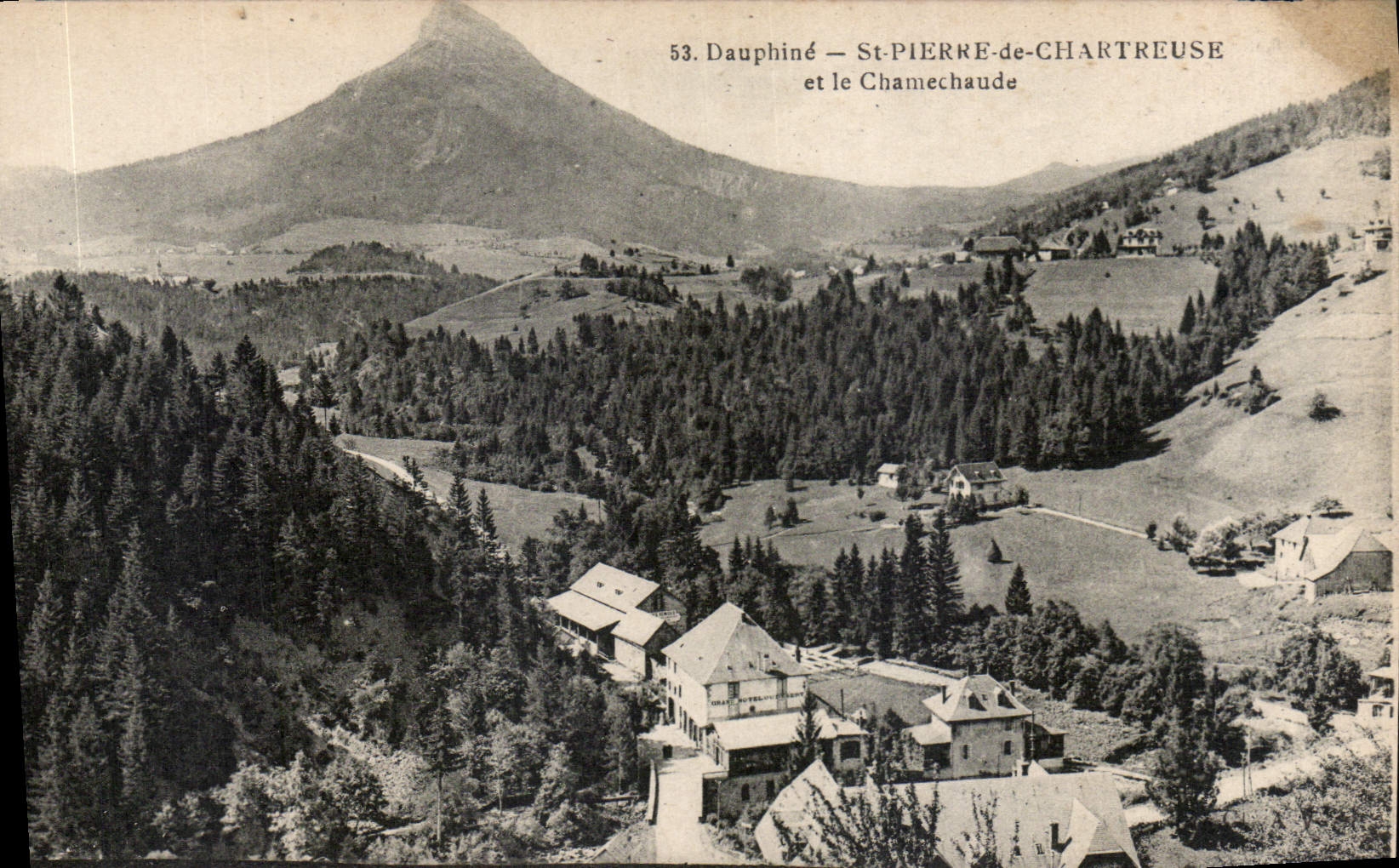 CPA Dauphine St Pierre de Chartreuse et le Chamechaude 