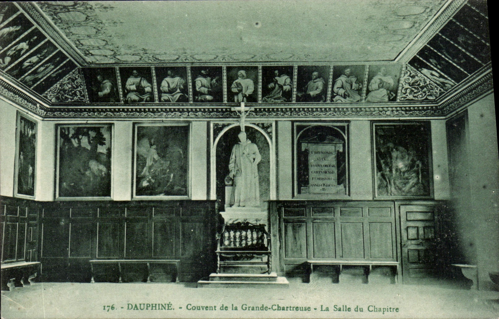 Dauphiné - Couvent de la Grande-Chartreuse - La Salle du Chapitre — P. Gaude, phot.édit. Grenoble