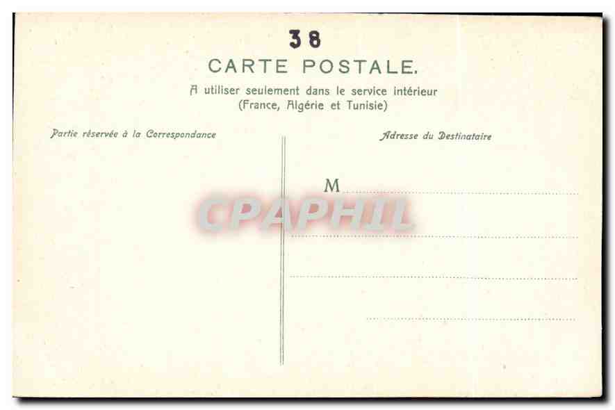 CPA Grenoble Les Trois pics de Belledone au fond les Grandes Rousses  — Rückseite