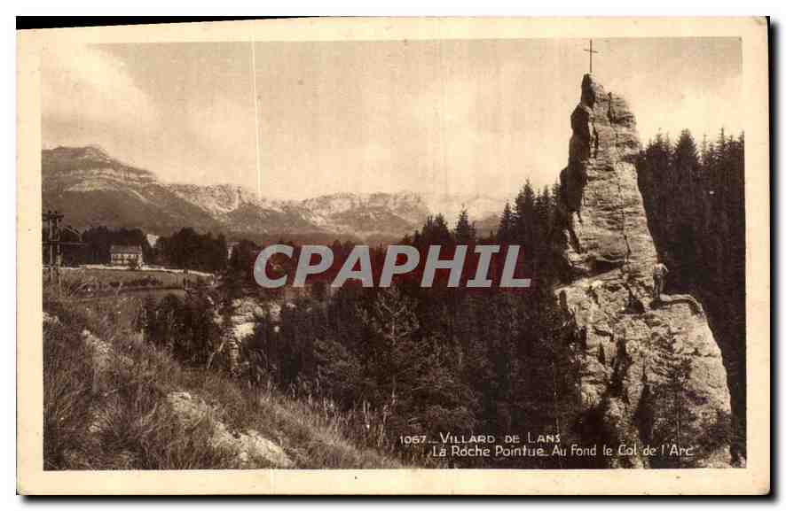 Pointed Rock - In the background the Arc Pass — Villard-de-Lans