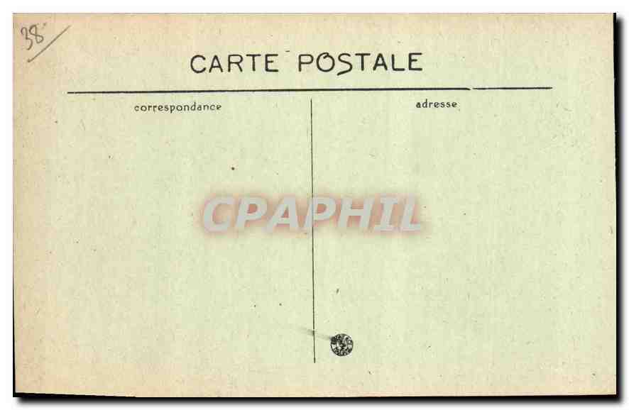 CPA Grenoble Pont de la Porte de France Fort Rabot et le Rachats  — Verso