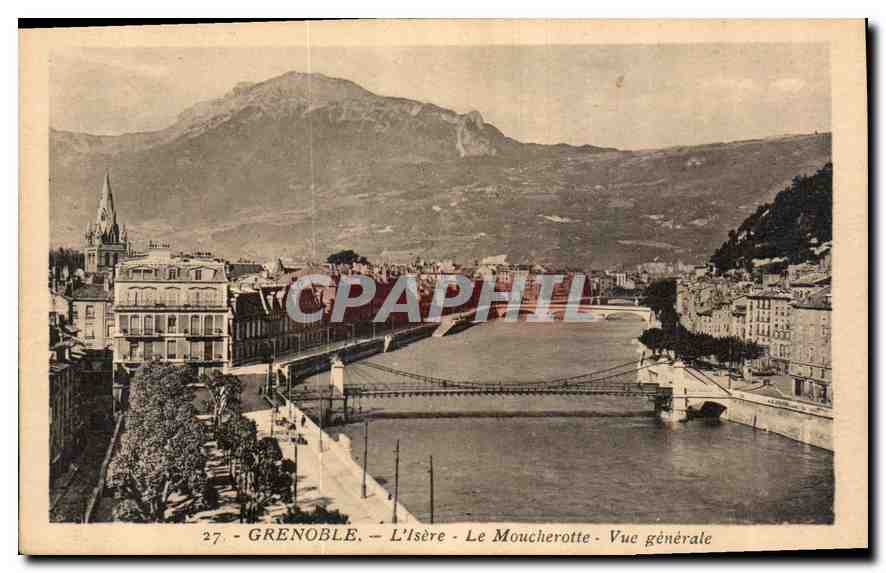 CPA Grenoble l'Isere le Moucherotte vue generale 