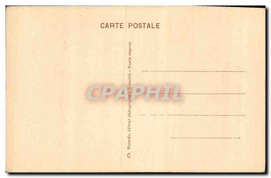 CPA Musee de Grenoble Greuze Ecole Francaise Tete de Vieillard  — Rückseite