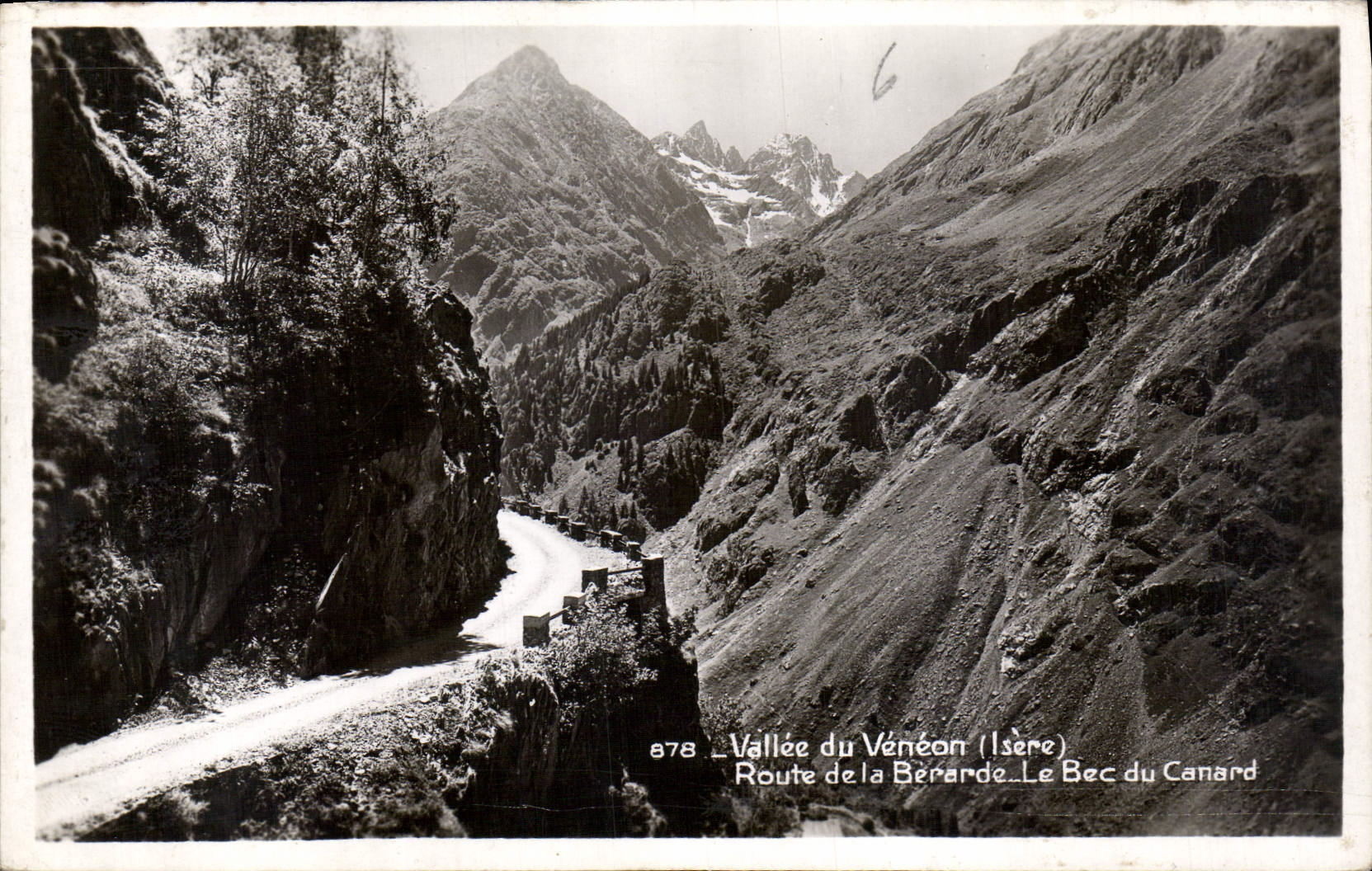 CPA Vallee du Veneon Isere route de la Berarde le Bec du Canard 