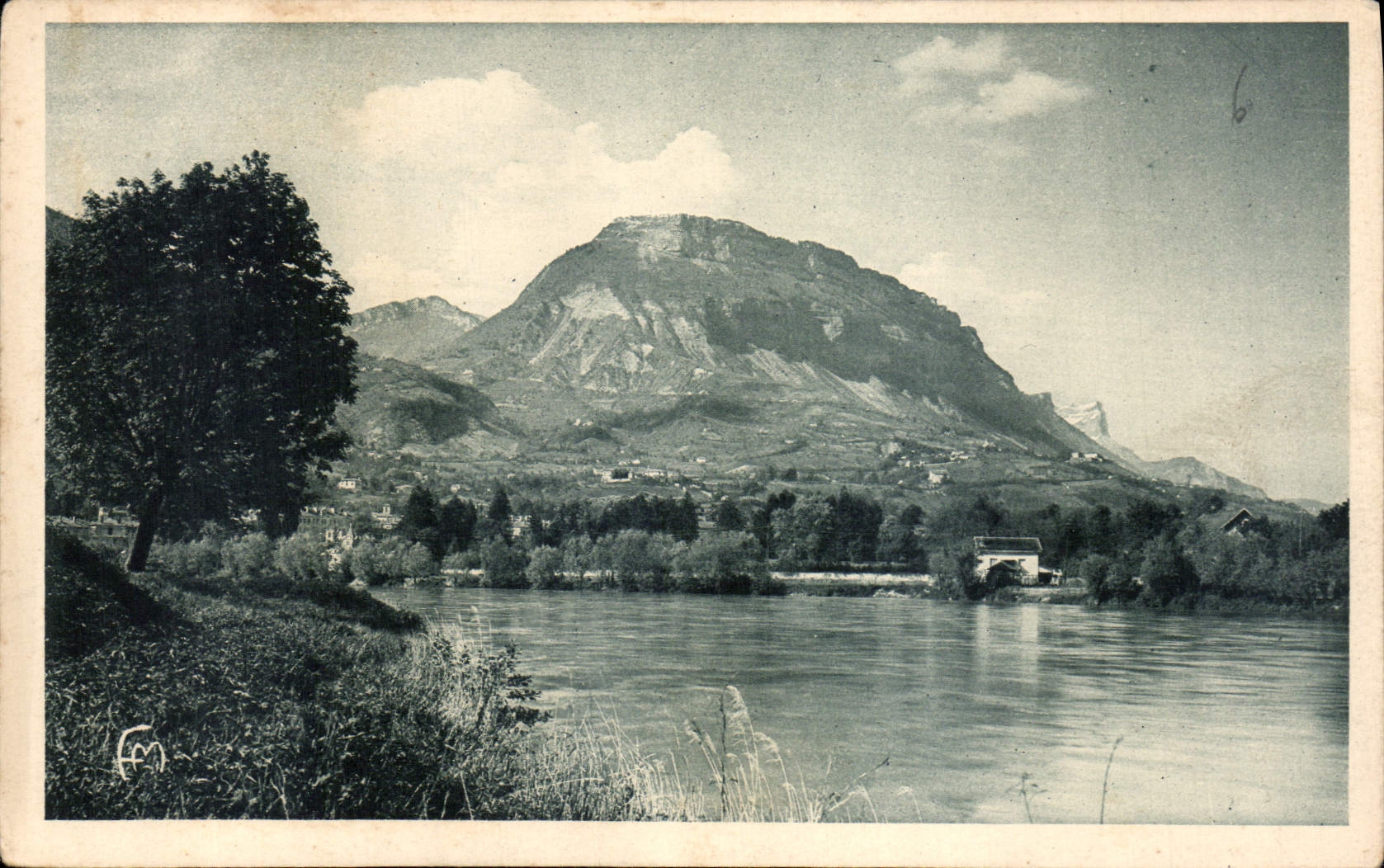 Grenoble Reine des Alpes — Le Saint-Eynard : La Dent de Crolles — Édition d'Art MARTINOTTO Frères, Série A N°11