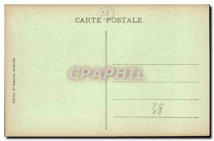 CPA Grenoble  — Verso