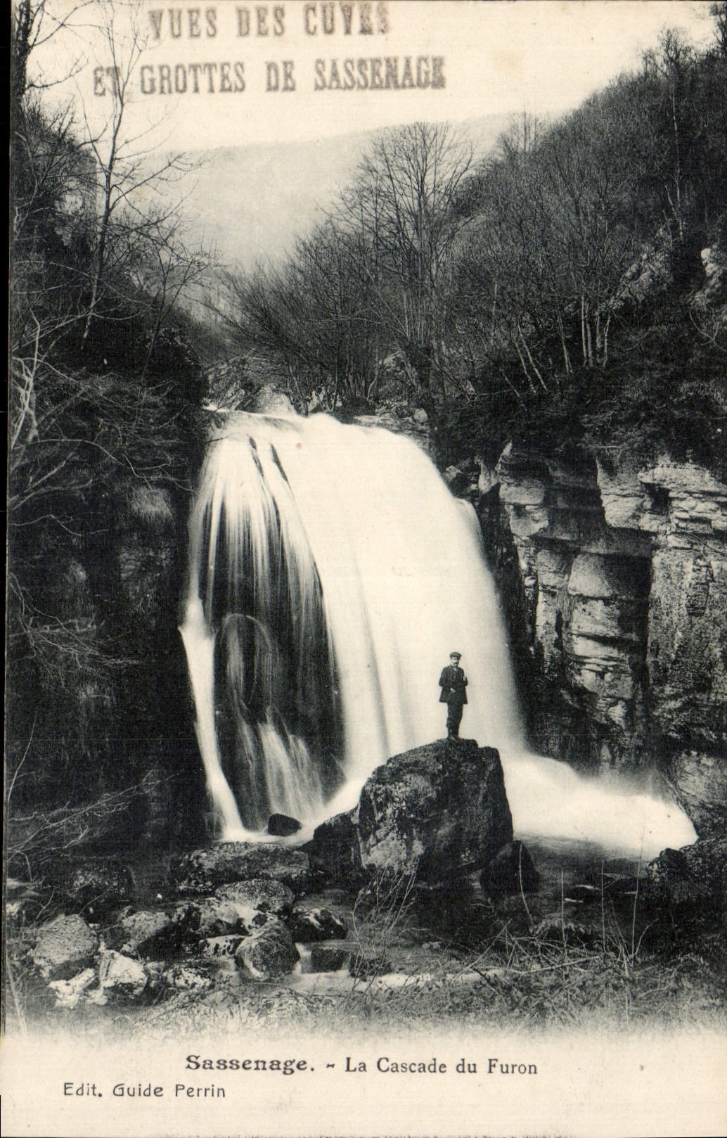 CPA Sassenage la Cascade du Furon 