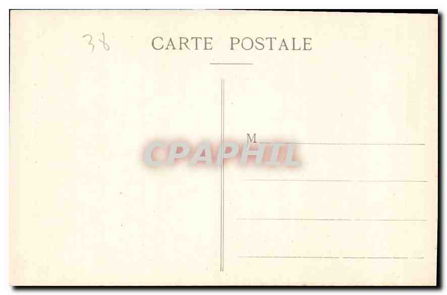 CPA Sassenage la Cascade du Furon  — Rückseite