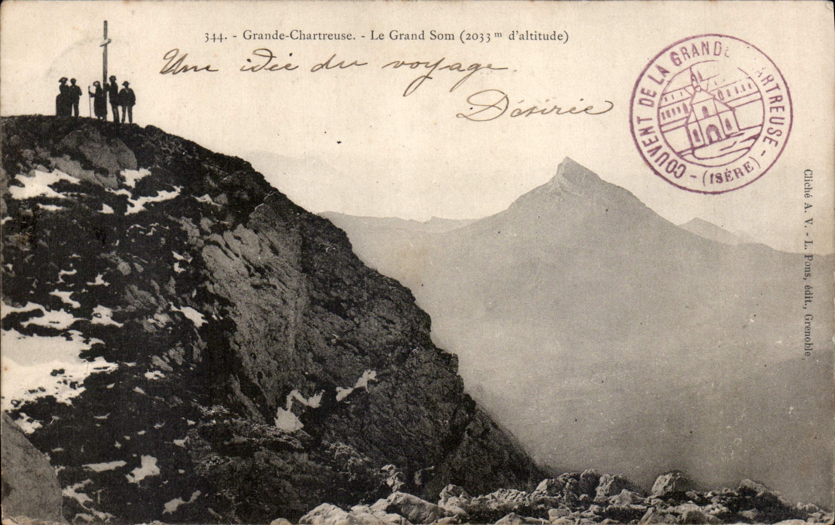 CPA Grande Chartreuse le grand Som 