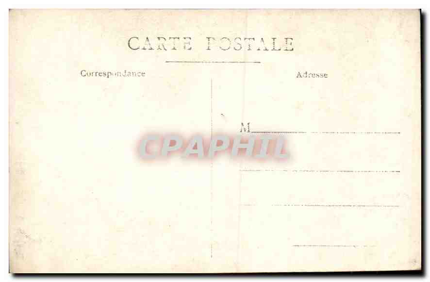 CARTE PHOTO Femme — Rückseite