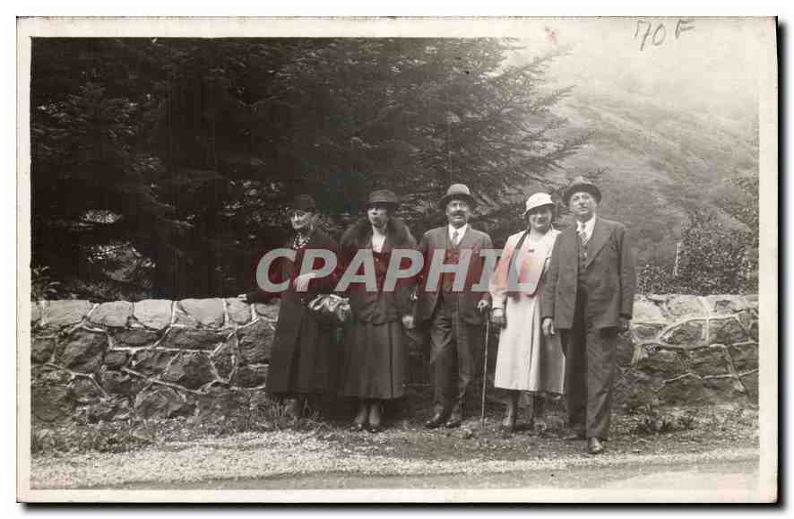 CARTE PHOTO Laon Personnages