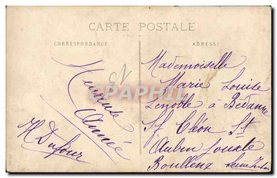 CPA Enfant Chat Chaton — Verso