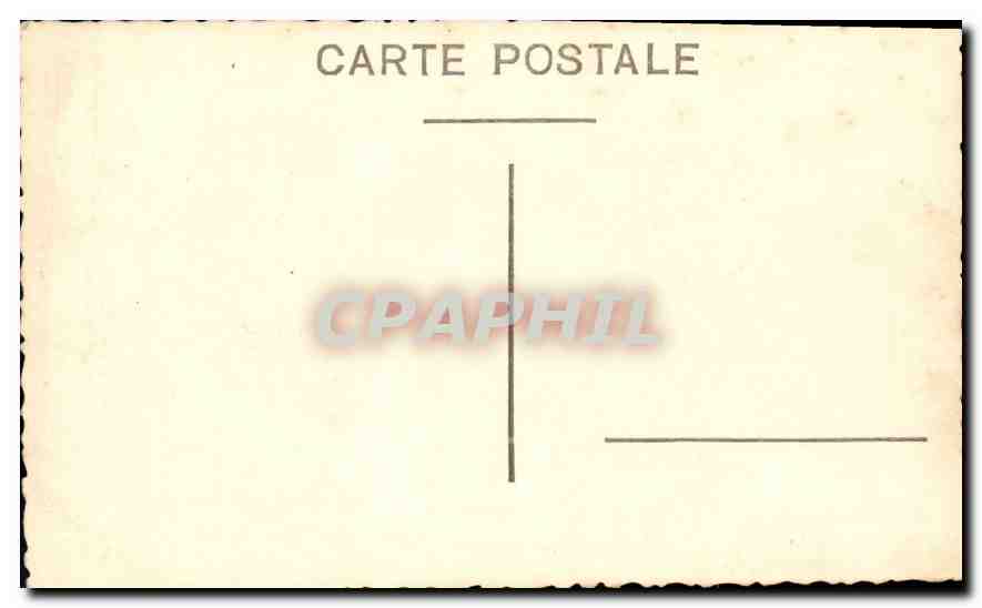 CARTE PHOTO Maison — Rückseite