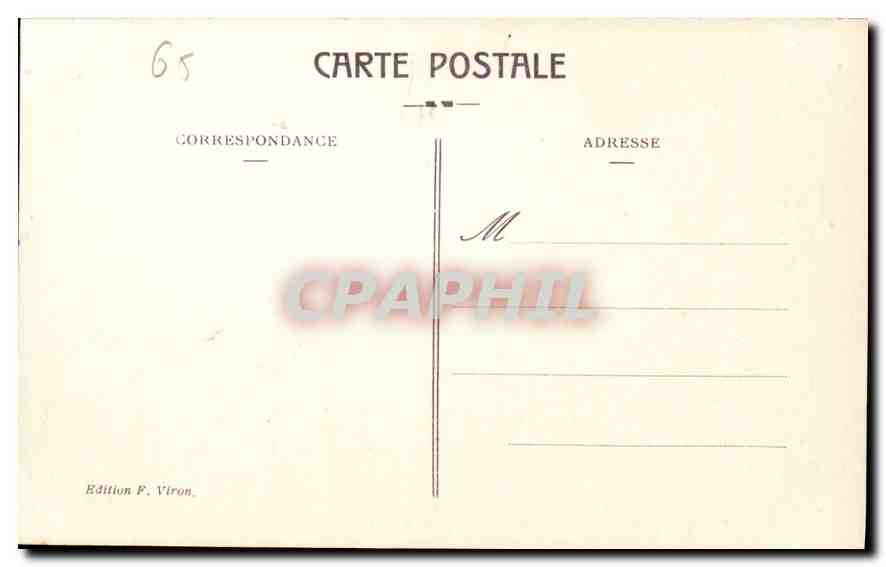 CPA Lourdes VII Station du Calvaire Jesus tombe pour la Jeuxieme fois  — Rückseite