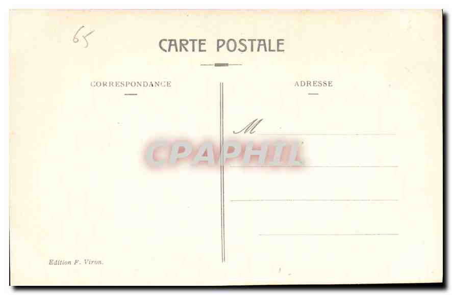 CPA Lourdes VI Station du Calvaire Une femme pieuse essuie la face de Jesus  — Verso