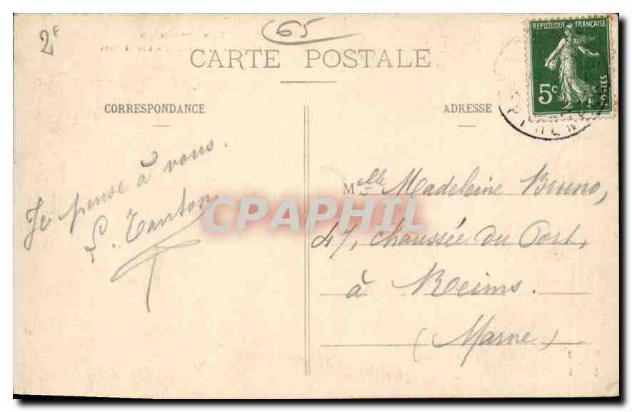 CPA Les Pyrenees Lourdes les Piscines  — Verso
