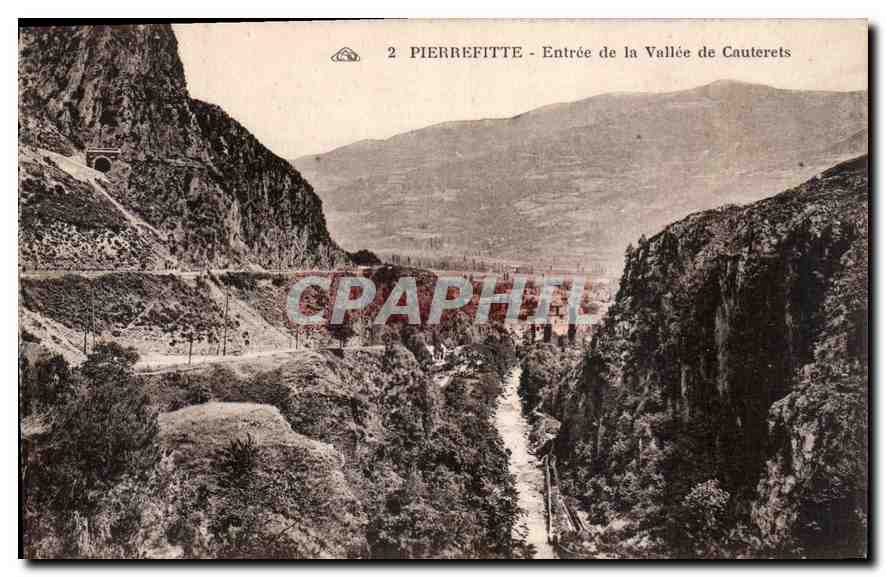 CPA Pierrefitte Entree de la Vallee de Cauterets 