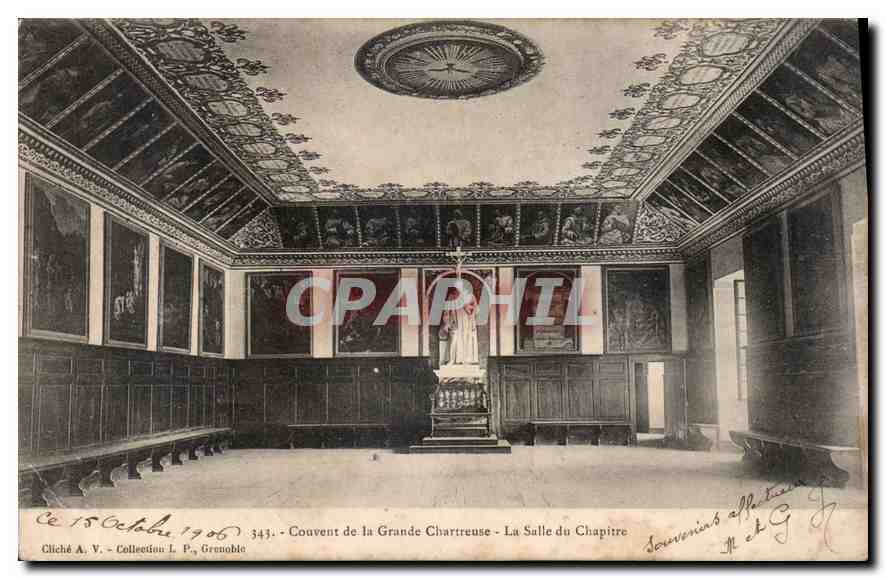 CPA Couvent de la Grande Chartreuse la Salle du Chapitre 