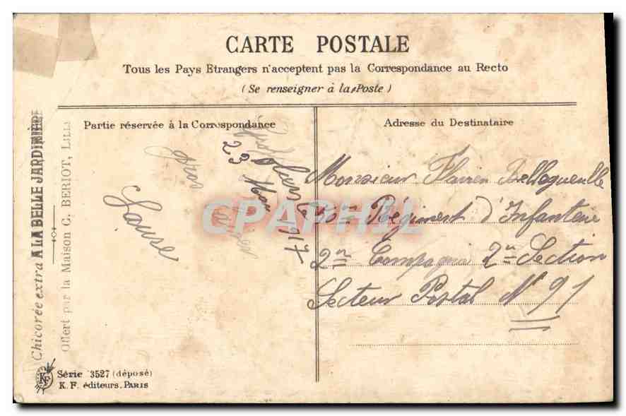 CPA Ces jolies fleurs vous diront combien je vous aime Fleurs — Rückseite