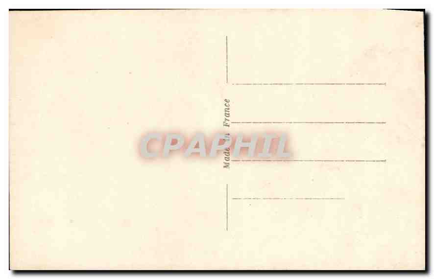 CPA Femme — Verso