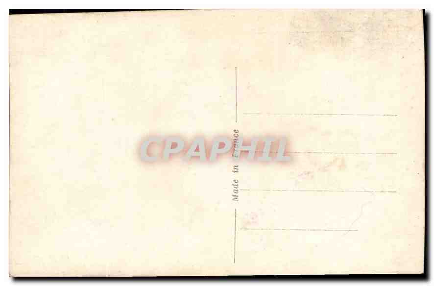 CPA Femme — Verso