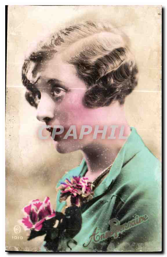 CPA Anniversaire Femme