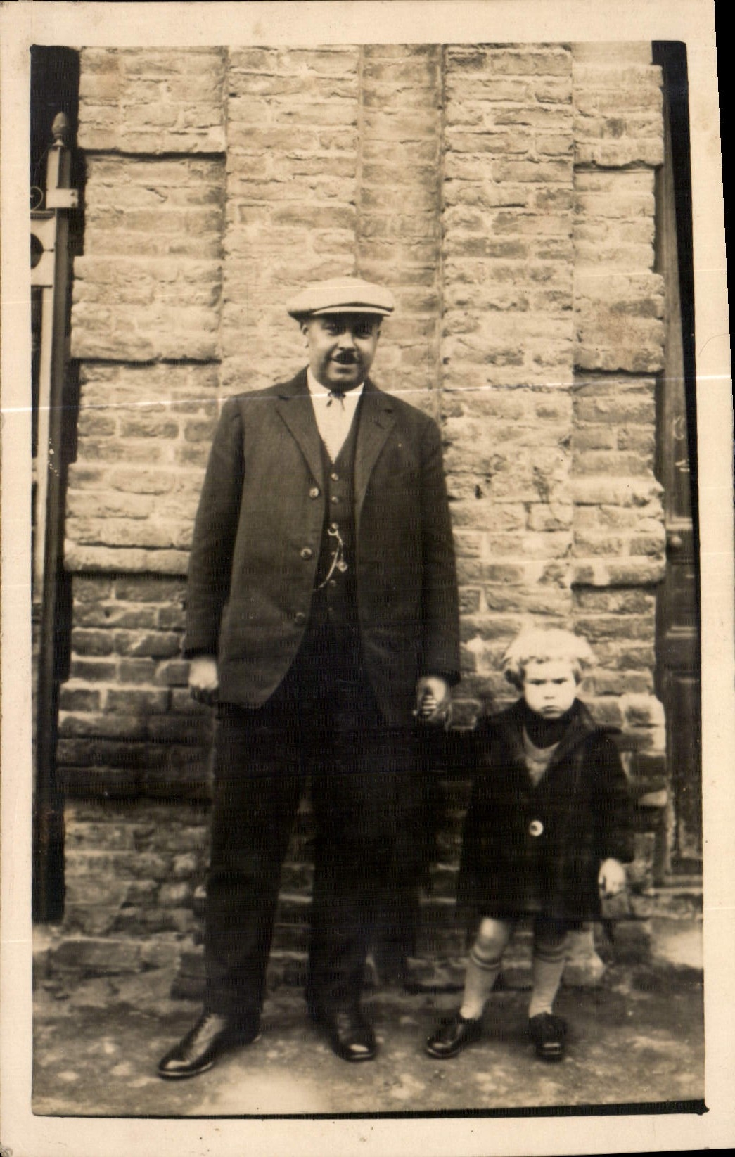 CARTE PHOTO Homme Enfant