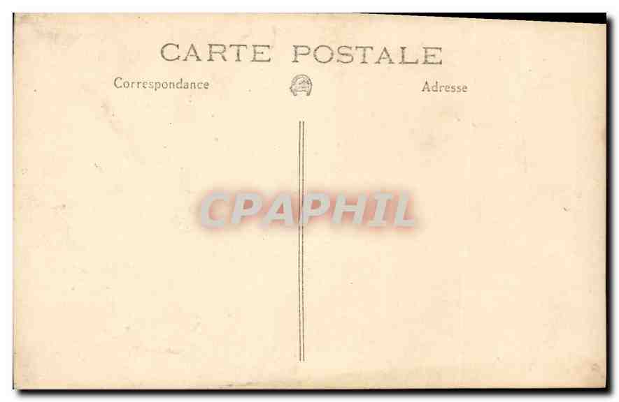 CARTE PHOTO Homme Enfant — Rückseite
