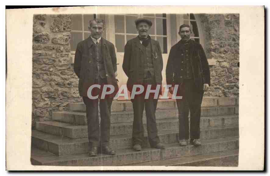 CARTE PHOTO Personnages