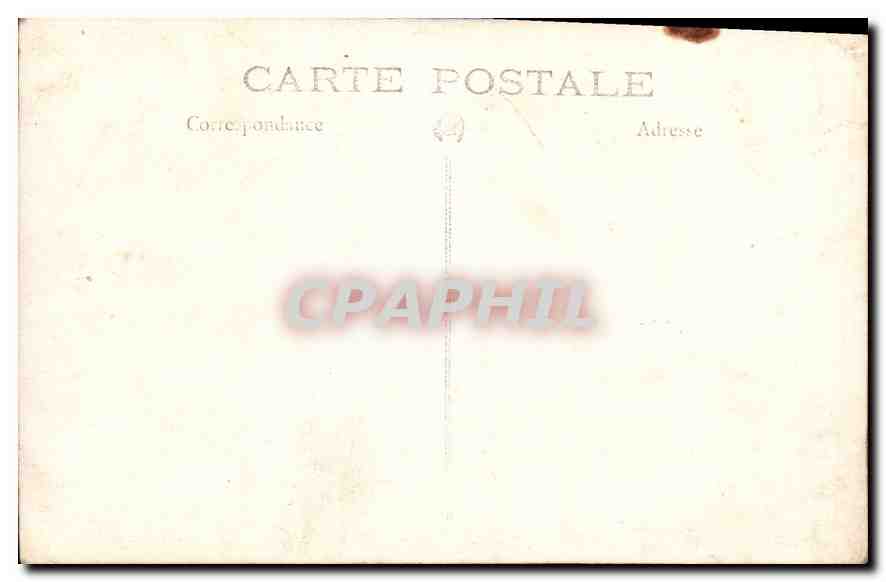 CARTE PHOTO Personnages — Rückseite