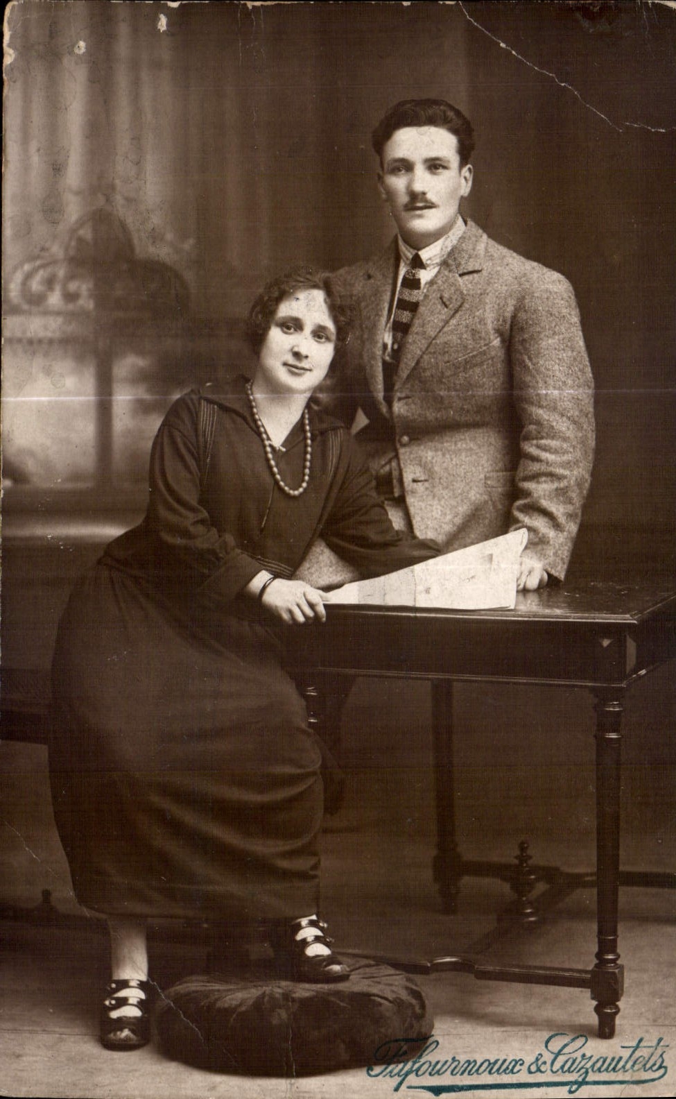 CARTE PHOTO Femme