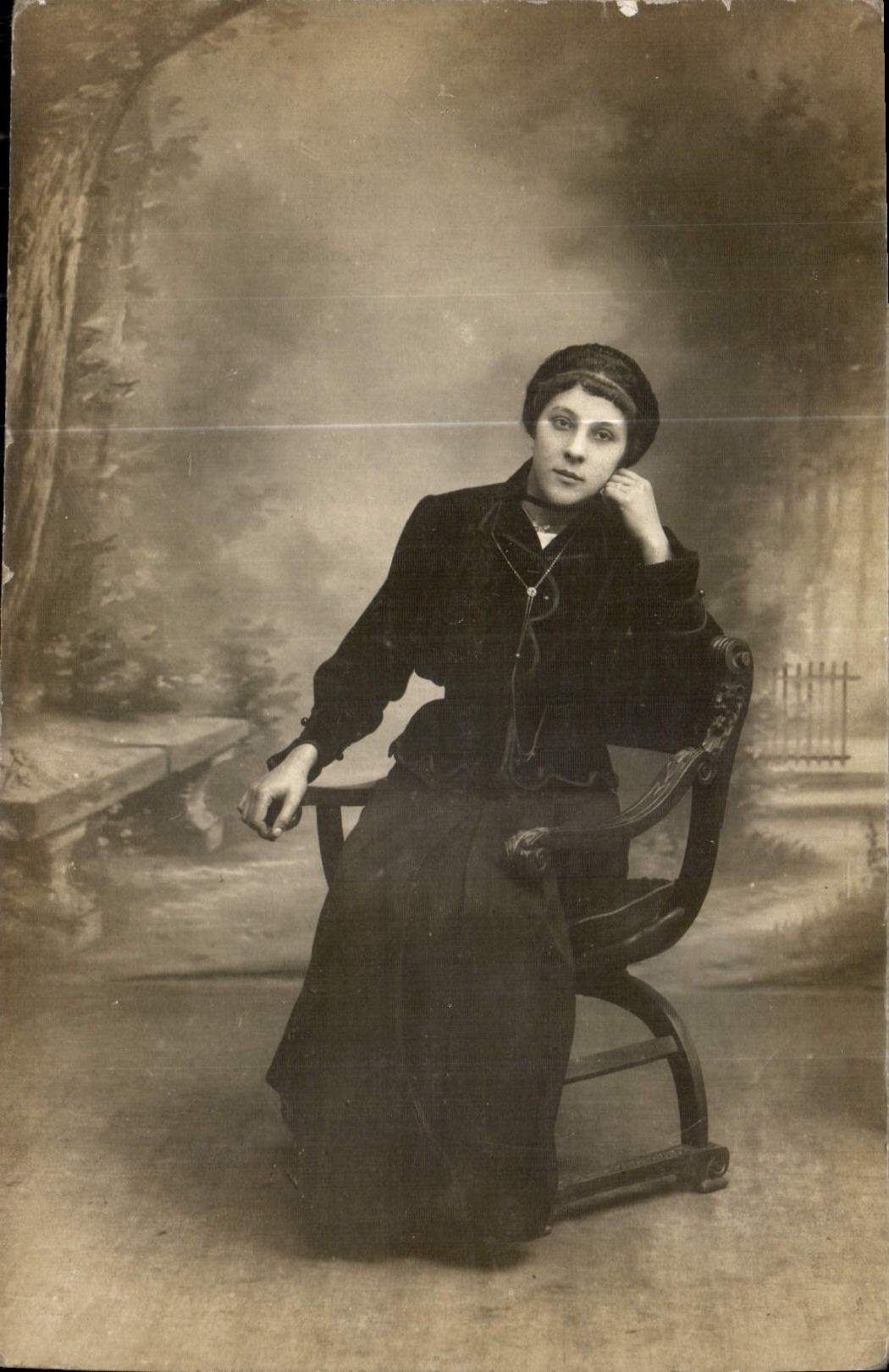 CARTE PHOTO Femme