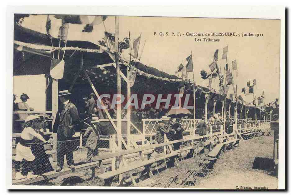 Concours de BRESSUIRE — 9 juillet 1911 — Les Tribunes