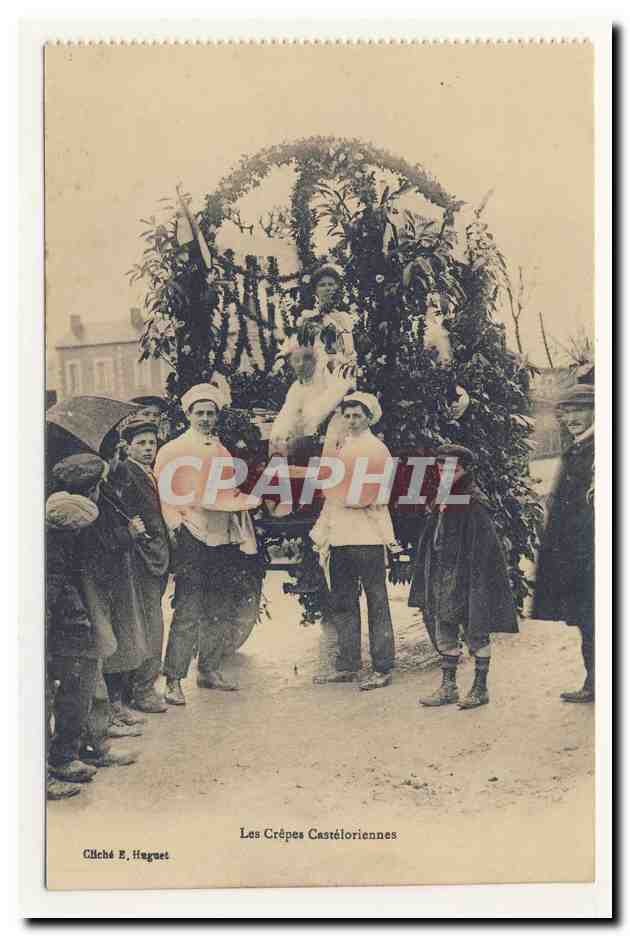 les crepes casteloriennes pancake cook cuisiniers char pittoresque animation TOP CPA