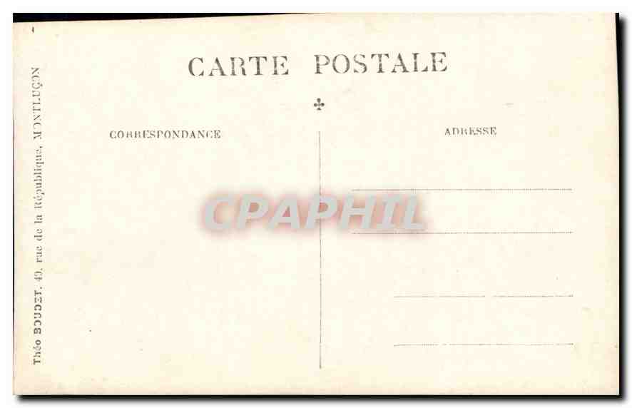 CARTE PHOTO Femme  — Rückseite
