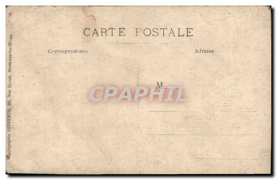 CARTE PHOTO Homme — Rückseite