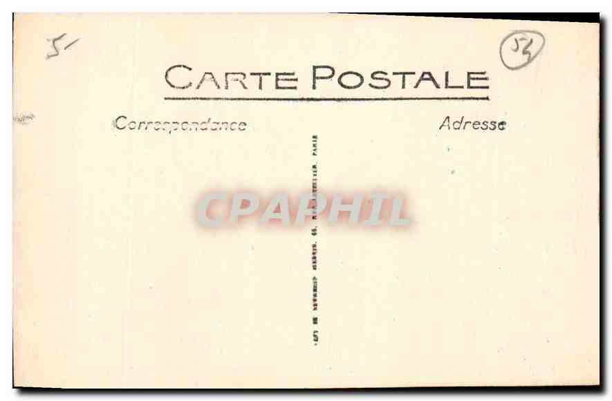 CPA Nancy La Place de la Carriere  — Rückseite