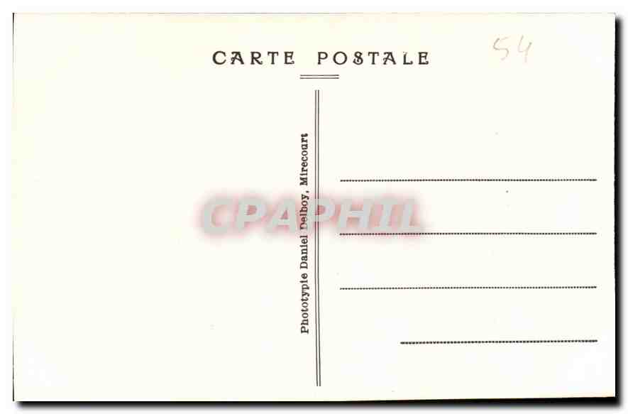 CPA Nancy Place de la Carriere Grilles de Jean Lamour  — Verso