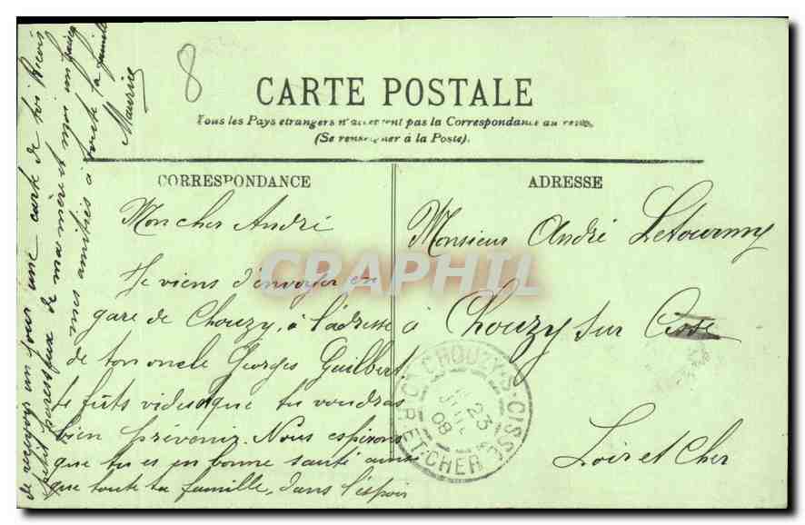 CPA Paris le Pont de la Concorde et la Chambre des Deputes  — Rückseite