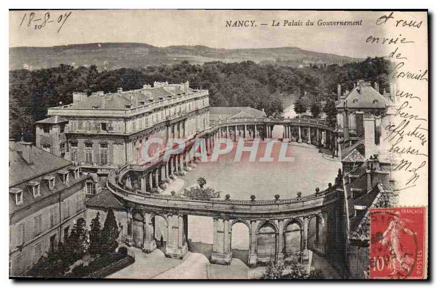 CPA Nancy le Palais du Gouvernement 