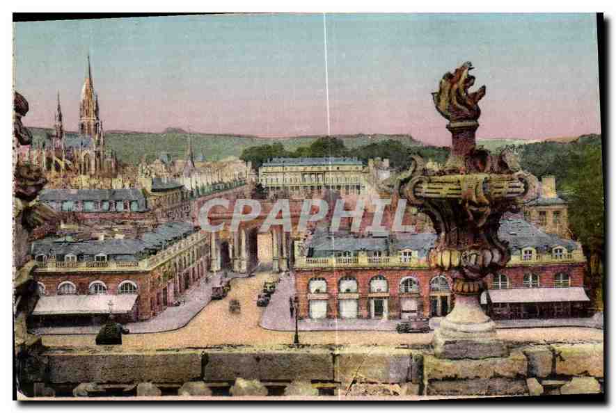 CPA Nancy la Place Stanislas vue de l'Hotel de Ville 