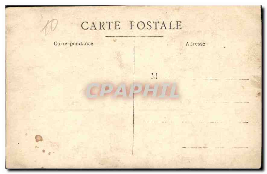 CARTE PHOTO Famille Chien — Verso