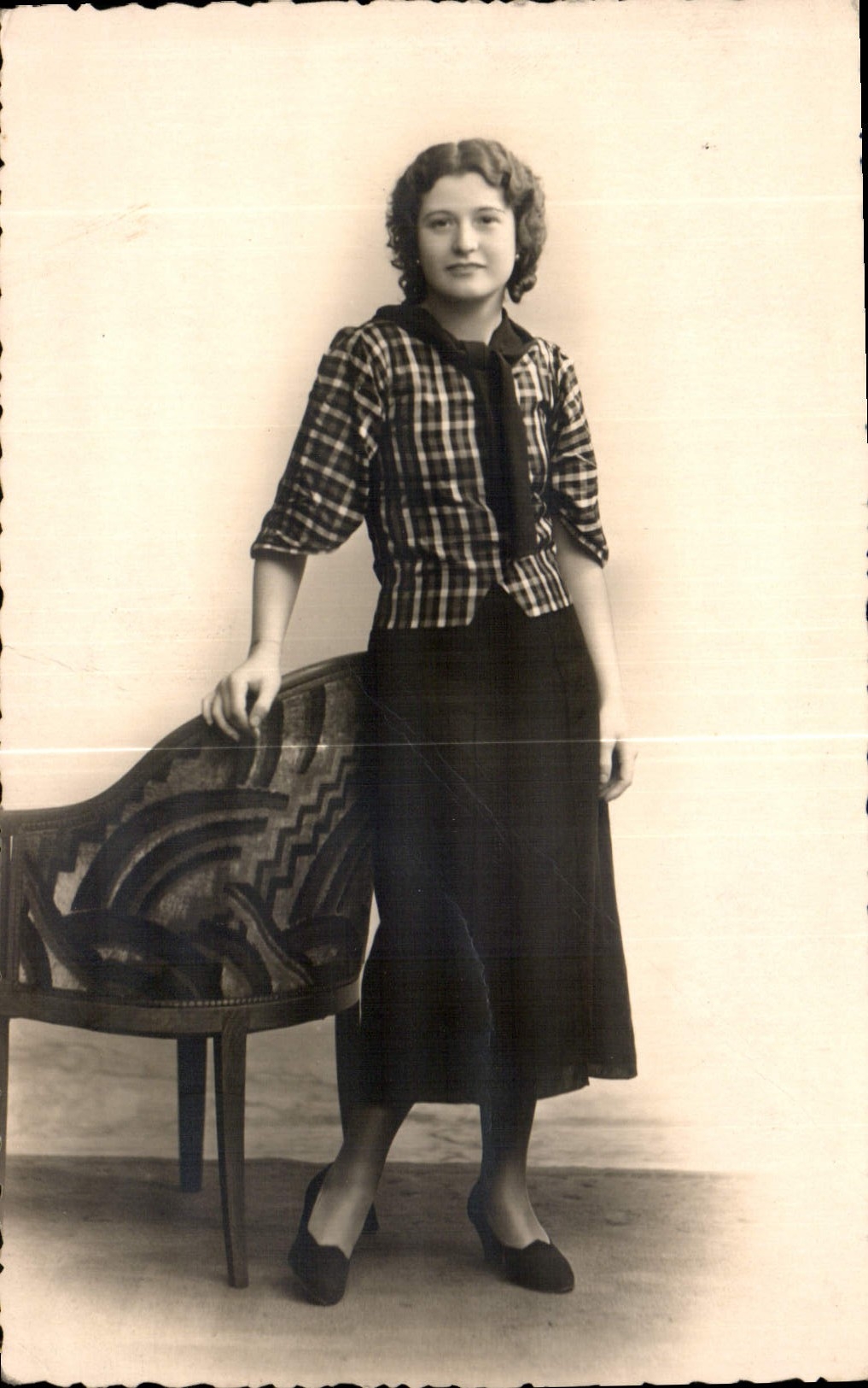 CARTE PHOTO Femme