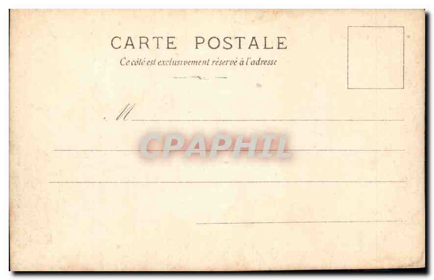 CARTE PHOTO Maison — Verso