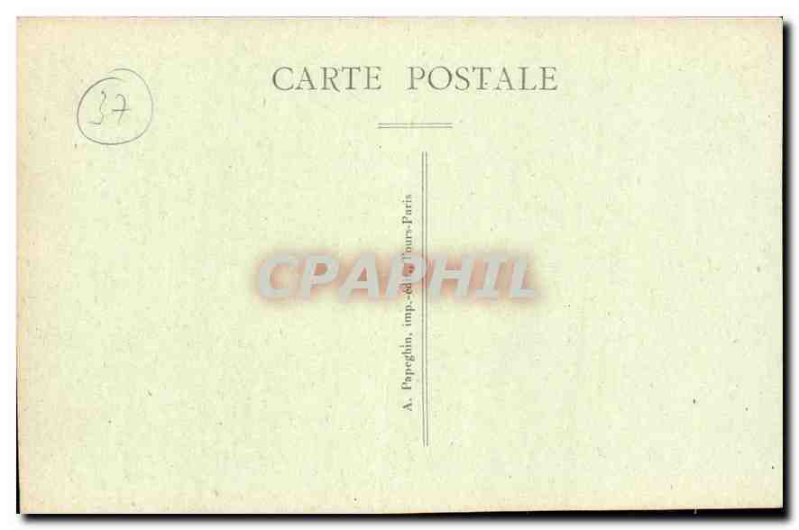 CPA Tours I et L Cathedrale St Gatien construite durant 3 siecle  — Rückseite