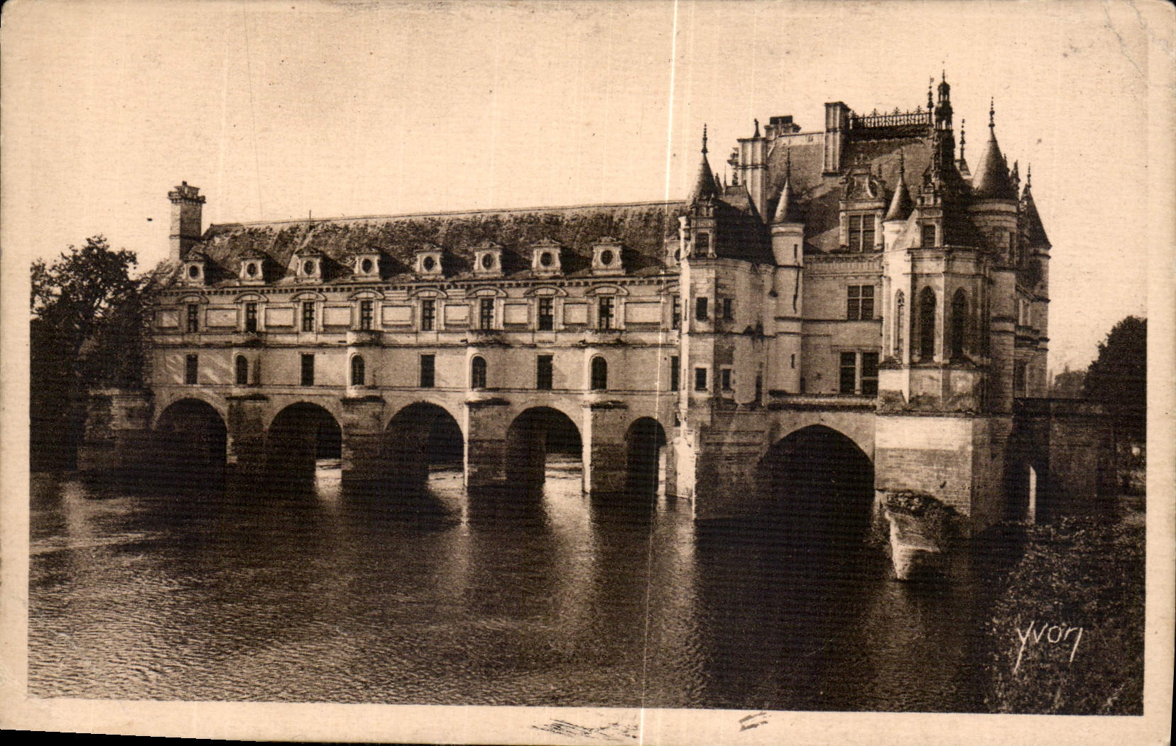 CPA Chateaux de la Loire Chateau de Chenonceaux Facade Nord Est 