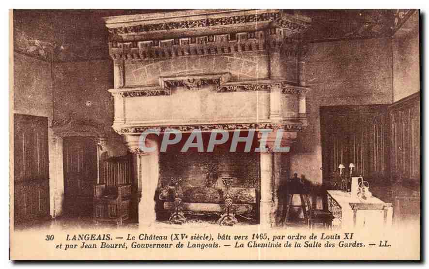 CPA Langeais le Chateau XV siecle bati vers 1465 par ordre de Louis IV et par Jean Bourree Gouverneu